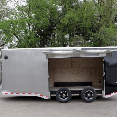 Impact Trailers | Blog Post | Featured Image | Ultimate-escape-door-two-tone