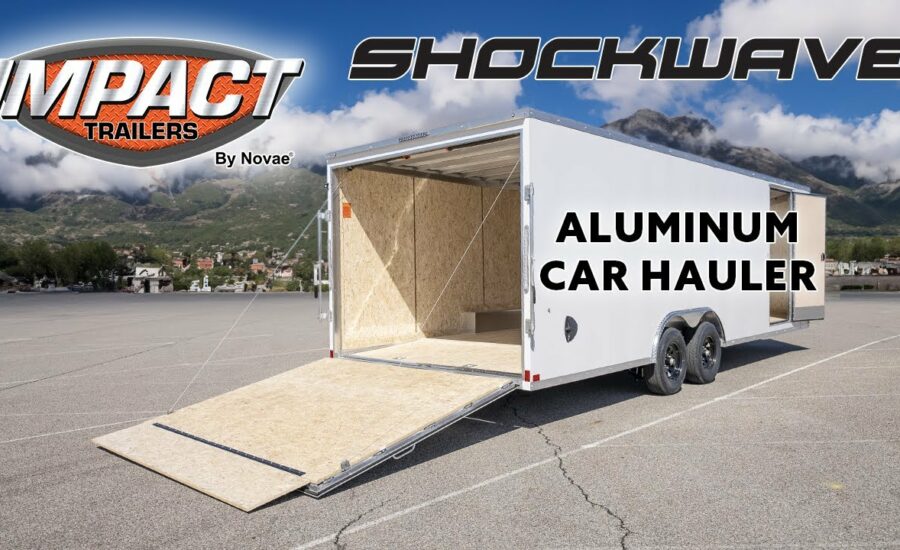 Impact Trailers |  Feature Callout | Shockwave Aluminum Car Hauler