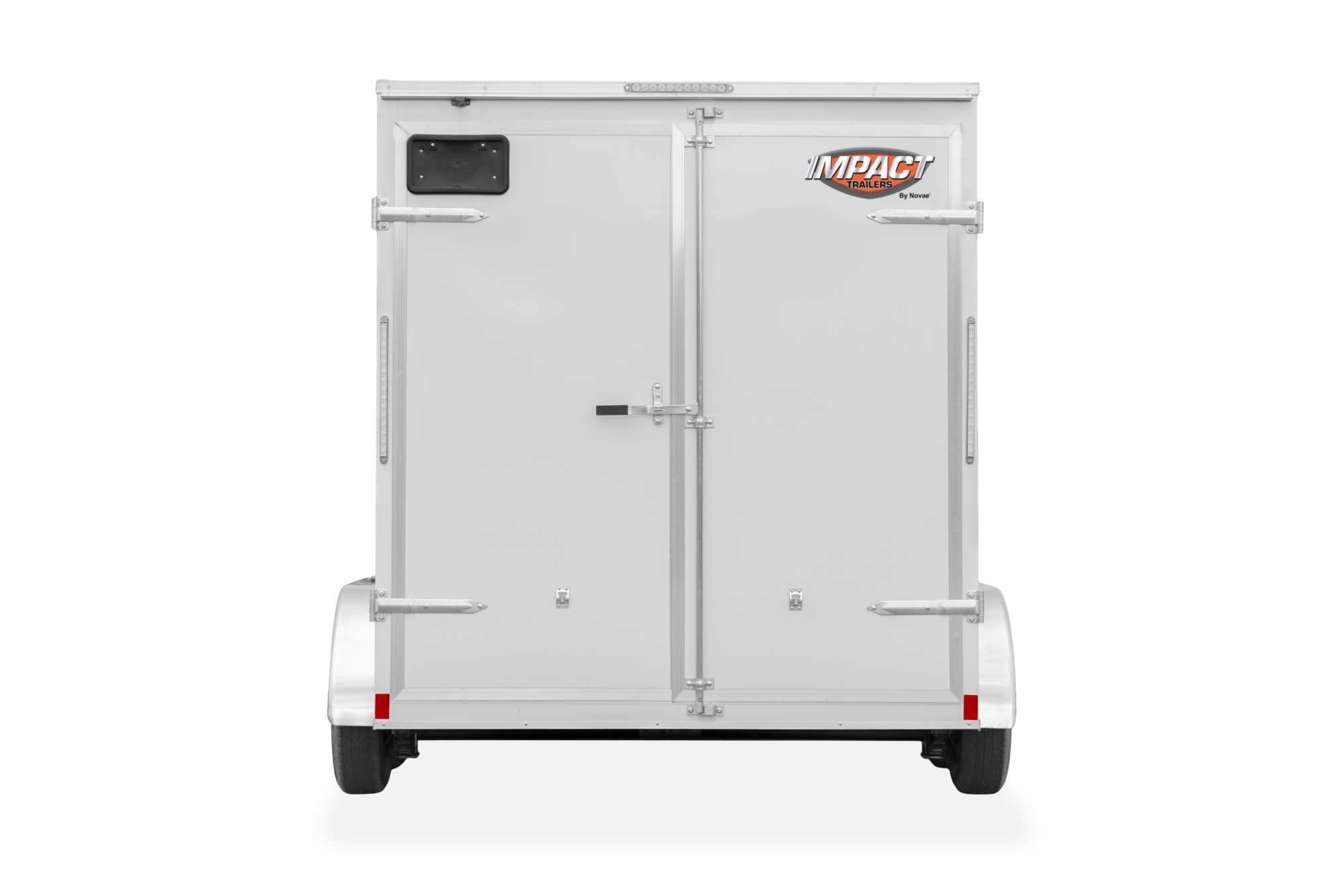 Impact Quake Cargo Trailer Rear Straight