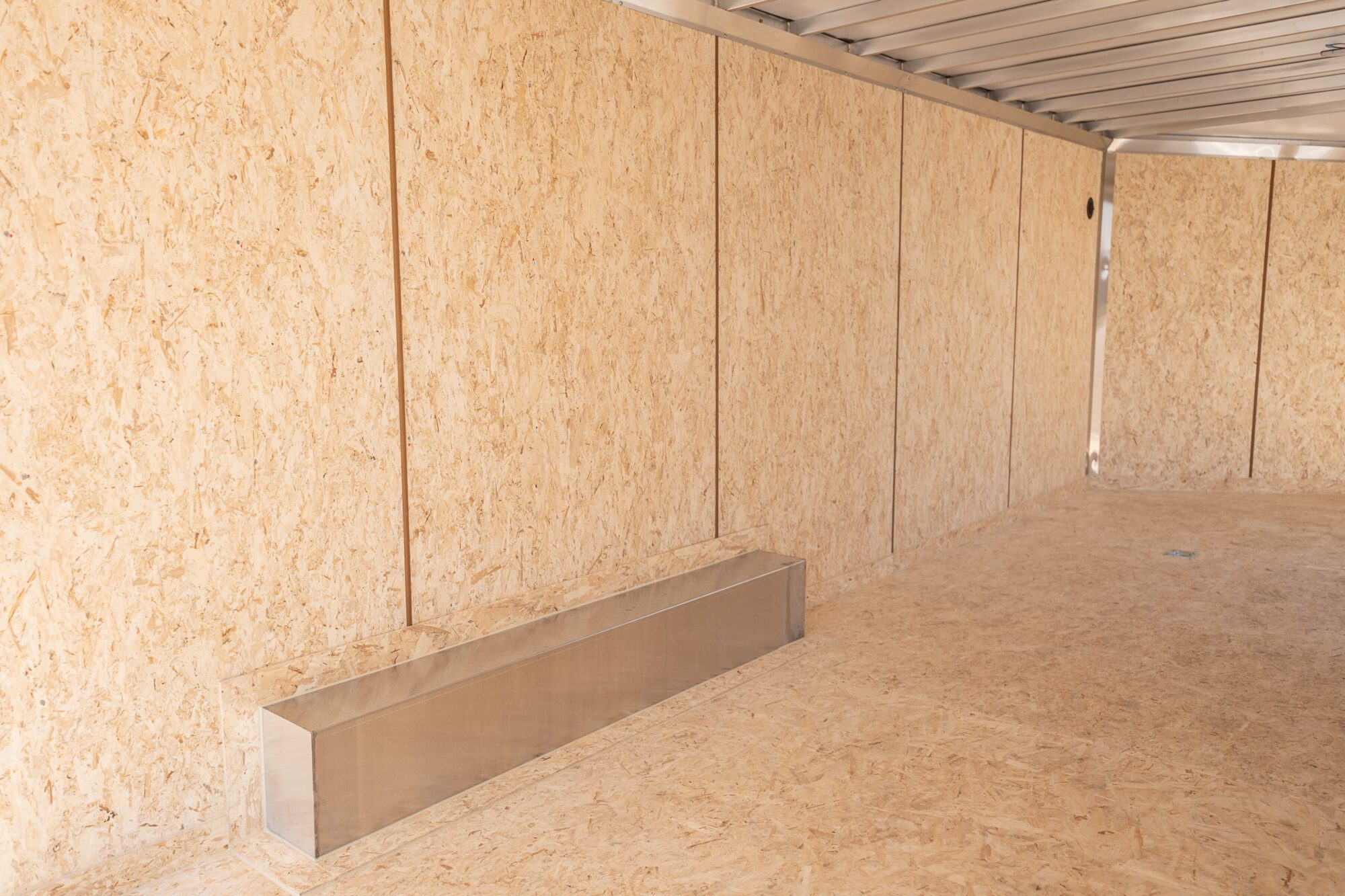 Impact Shockwave Aluminum Car Hauler Trailer Interior Wall