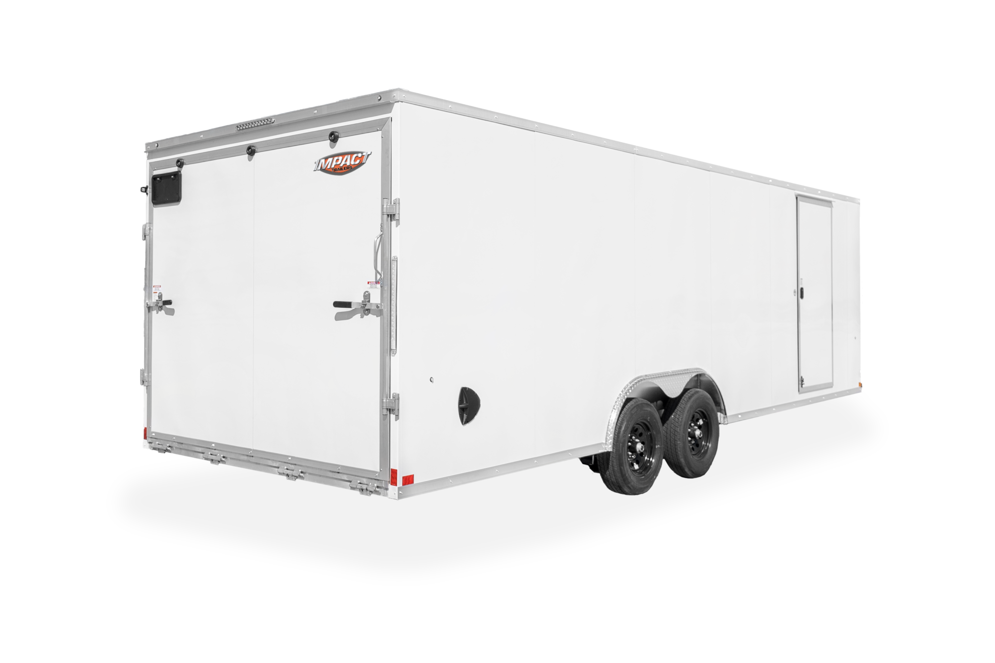 Impact Shockwave Aluminum Car Hauler Trailer Rear