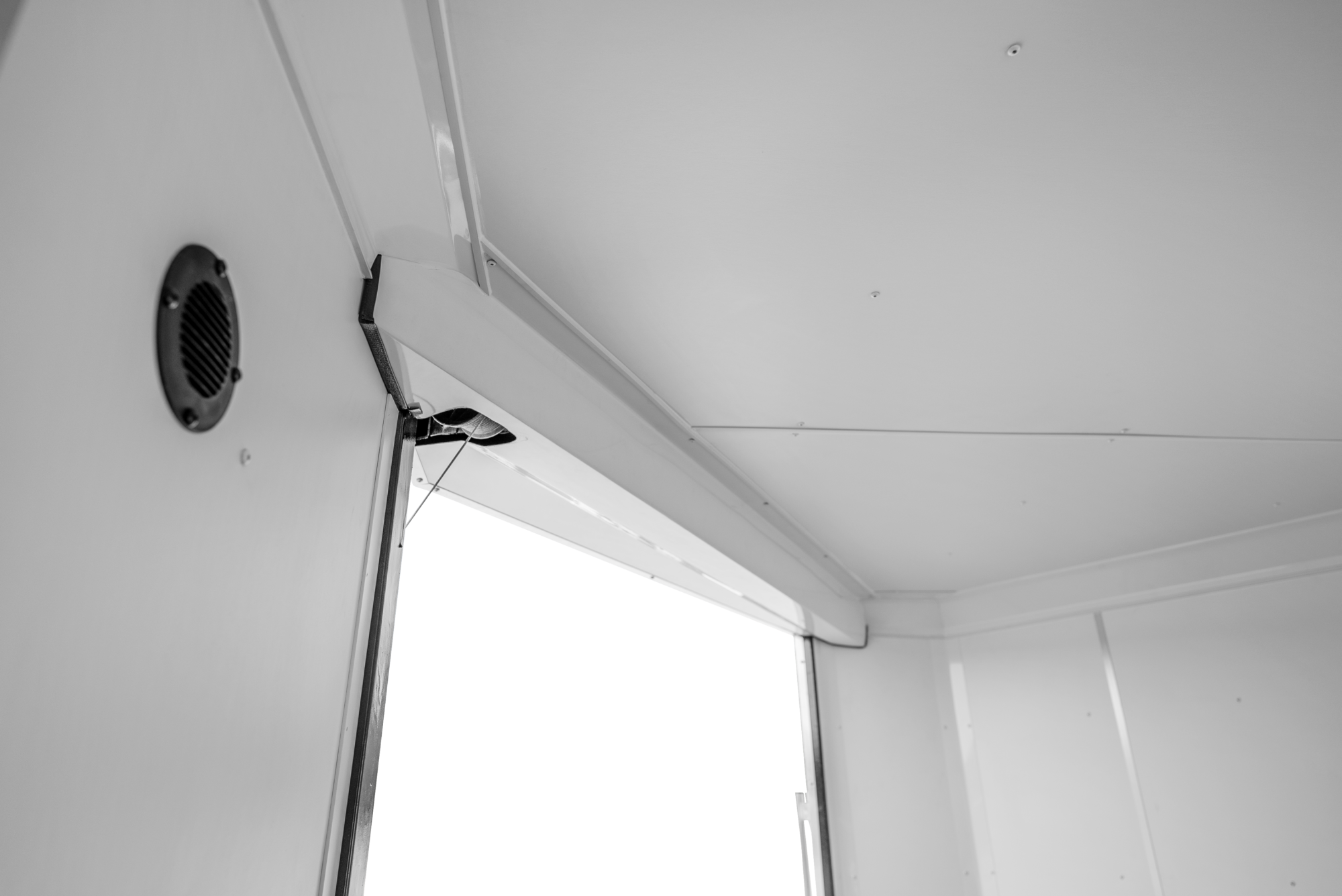 Impact Shockwave Motorsport Motorcylce Trailer Front Door Opening