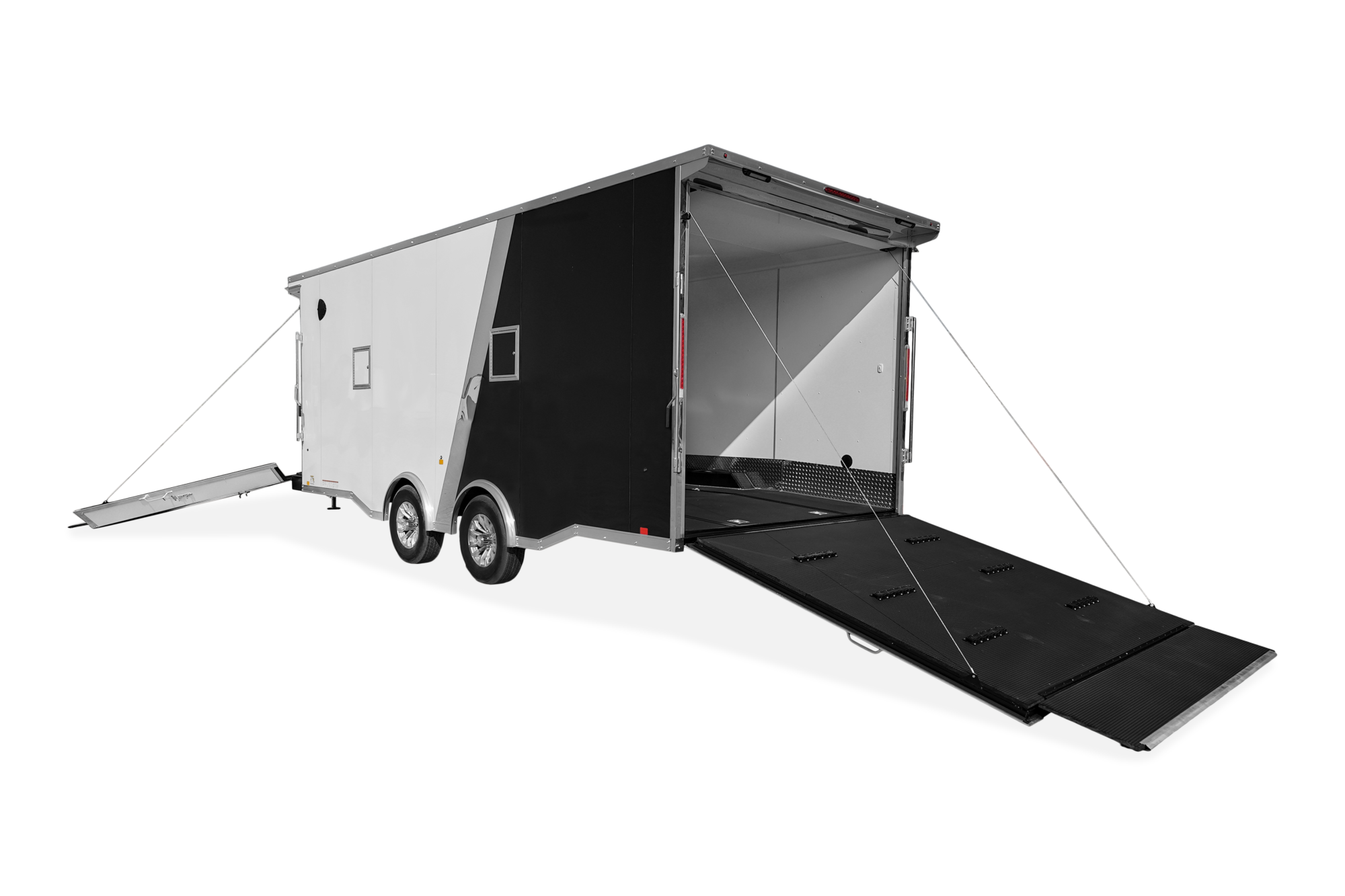 Impact Shockwave Motorsport Motorcylce Trailer Rear Open