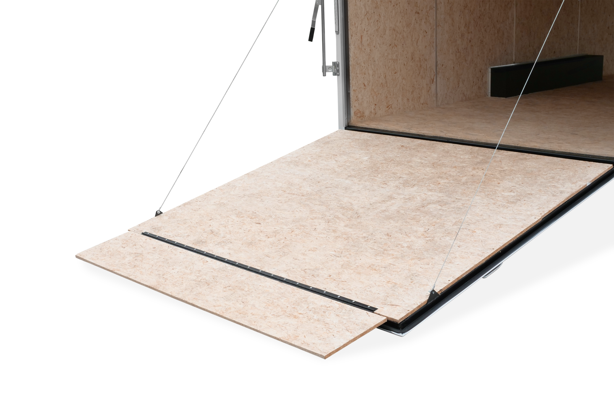 Impact Tremor V Nose Car Hauler Trailer Ramp Down