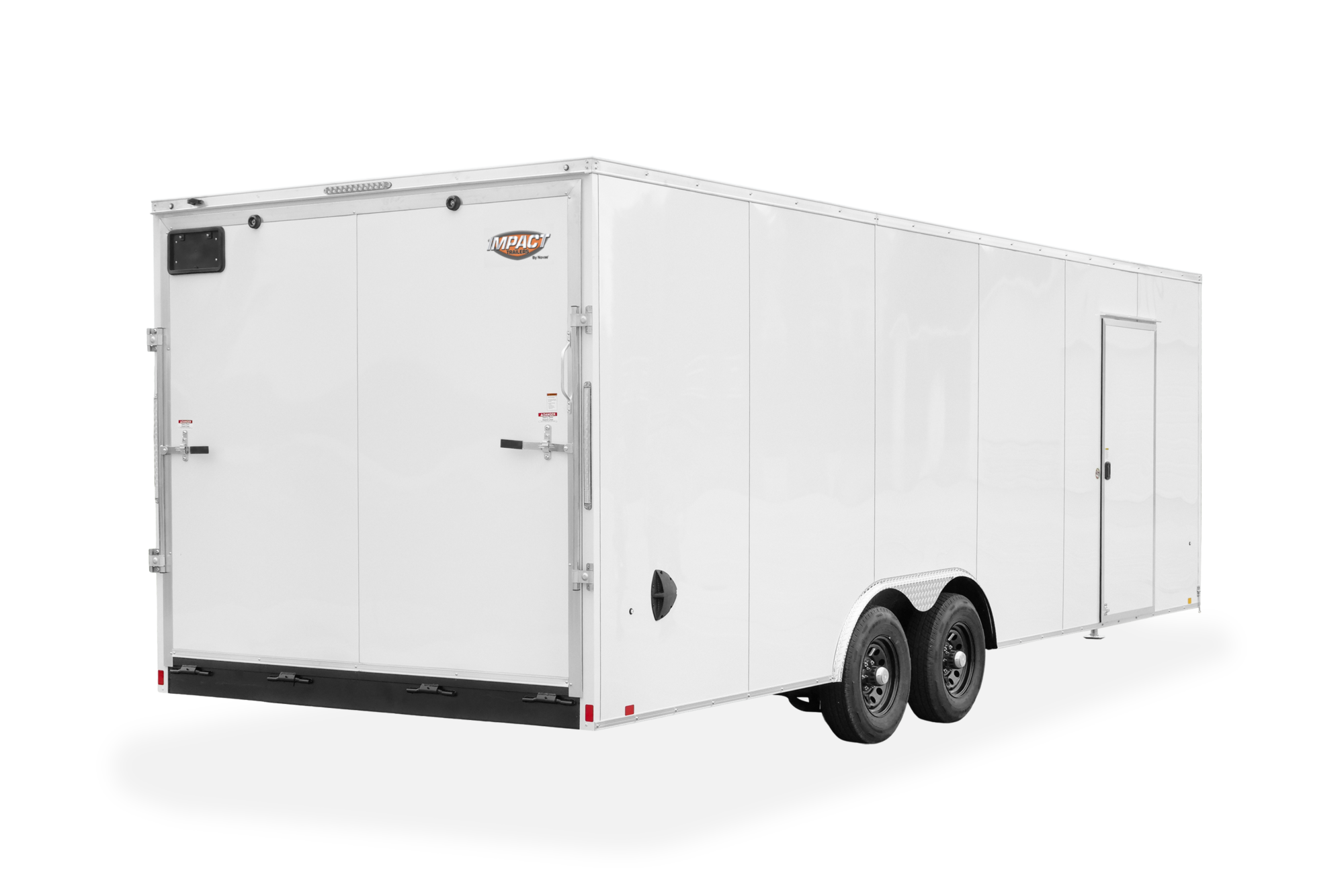 Impact Tremor V Nose Car Hauler Trailer Rear